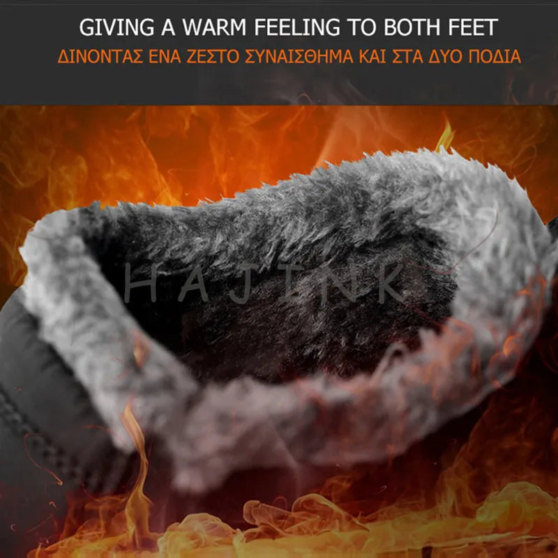 Warm and Dry Slip-On Snow Boots