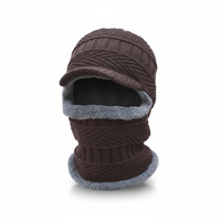 Warm Winter Cap with Face Cover