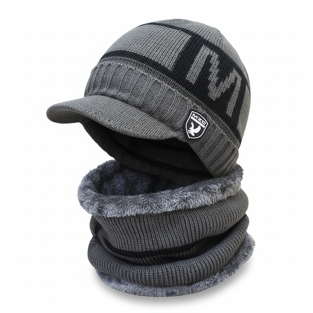 Warm Winter Cap with Face Cover