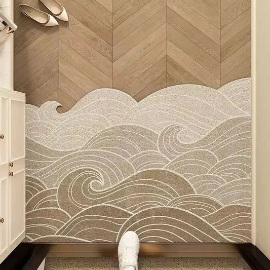 Washable Indoor Non-Slip PVC Entrance Door Mat for Home and Kitchen