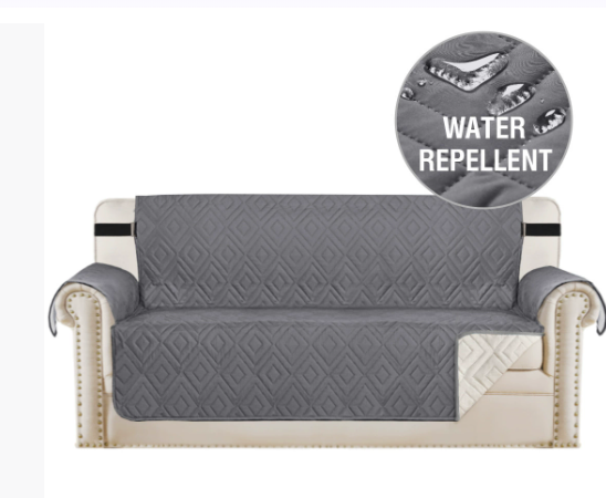 Water-Repellent Non-Slip Reversible Sofa Protector Cover