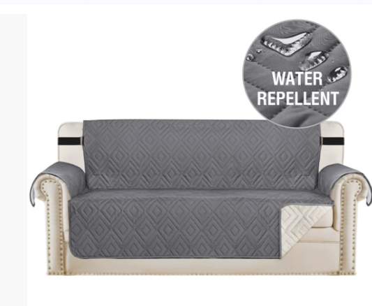 Water-Repellent Non-Slip Reversible Sofa Protector Cover