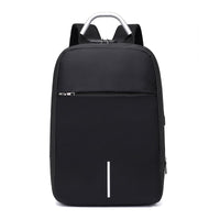 Water-Resistant Anti-Theft Laptop Backpack with Hidden Zipper and USB Charging Port