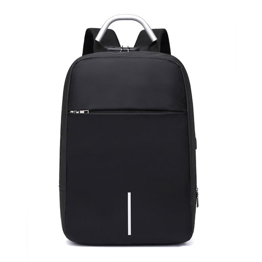 Water-Resistant Anti-Theft Laptop Backpack with Hidden Zipper and USB Charging Port