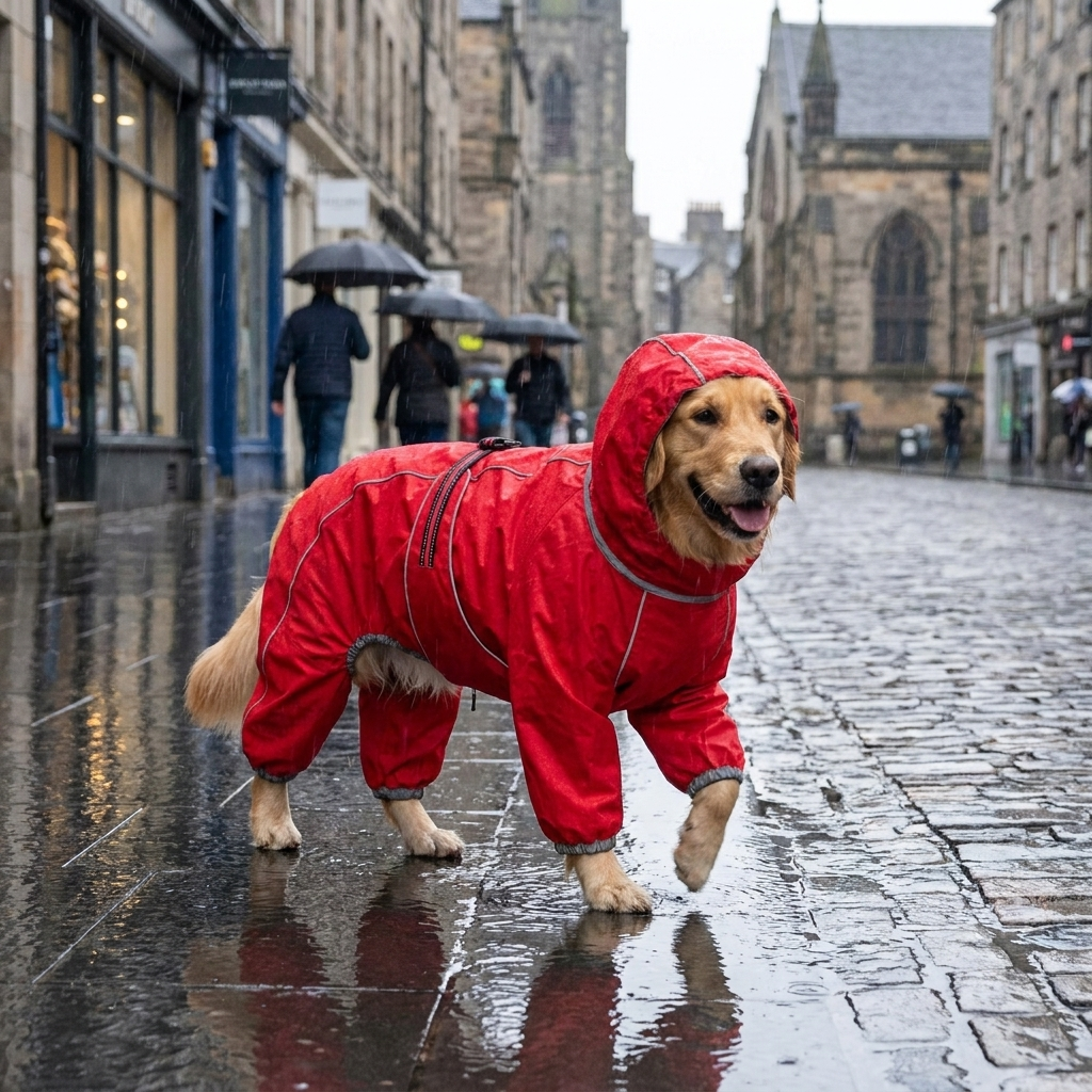 Waterproof Adjustable Dog Raincoat