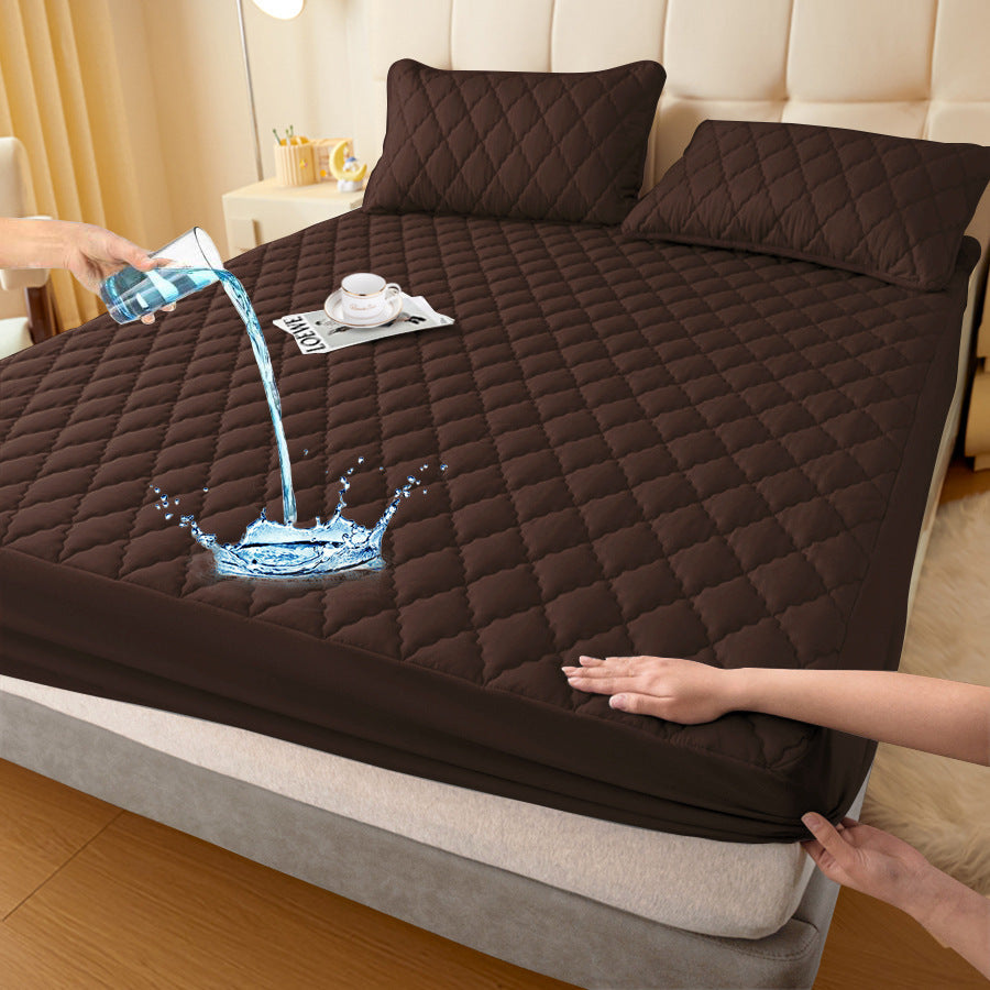 Waterproof and Urine-Proof Mattress Protector - Polyester with TPU Waterproof Coating