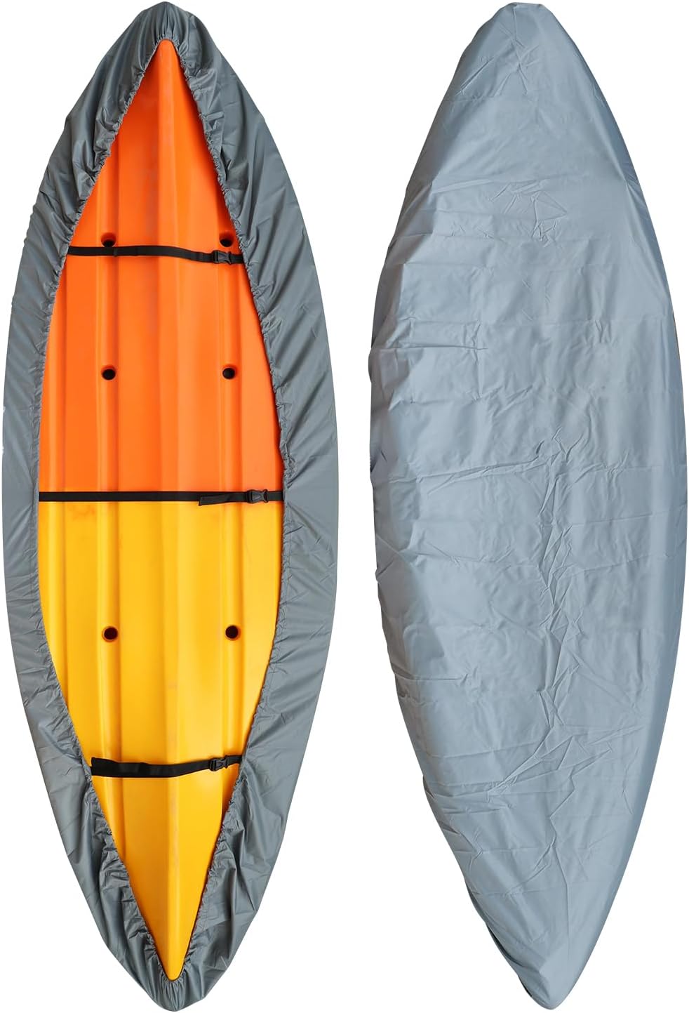 Waterproof and UV-Resistant Kayak Cover with Adjustable Straps