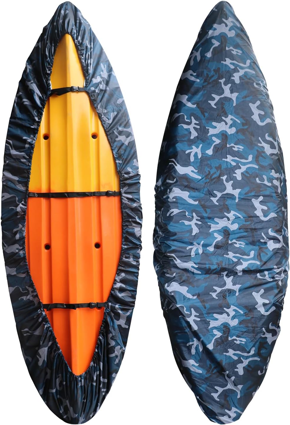 Waterproof and UV-Resistant Kayak Cover with Adjustable Straps