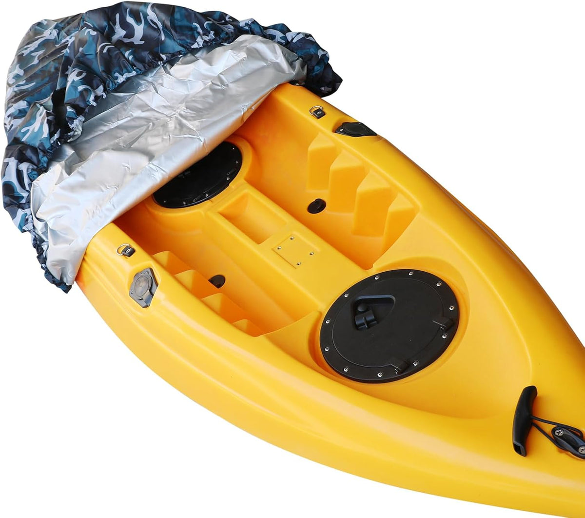 Waterproof and UV-Resistant Kayak Cover with Adjustable Straps