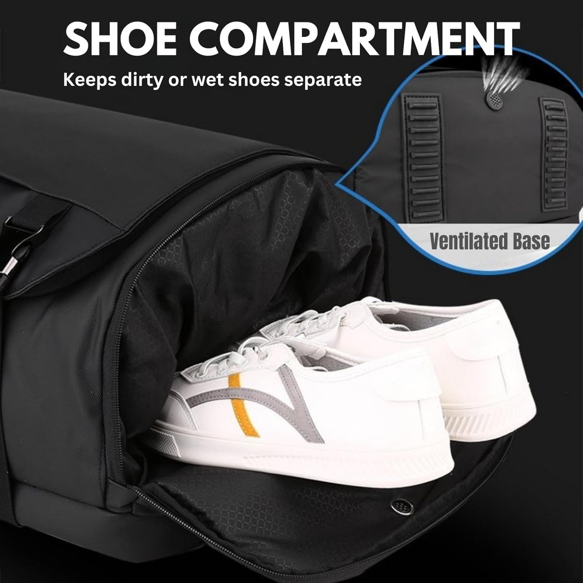 Waterproof Laptop Backpack with Side-Opening Design and USB-C Port