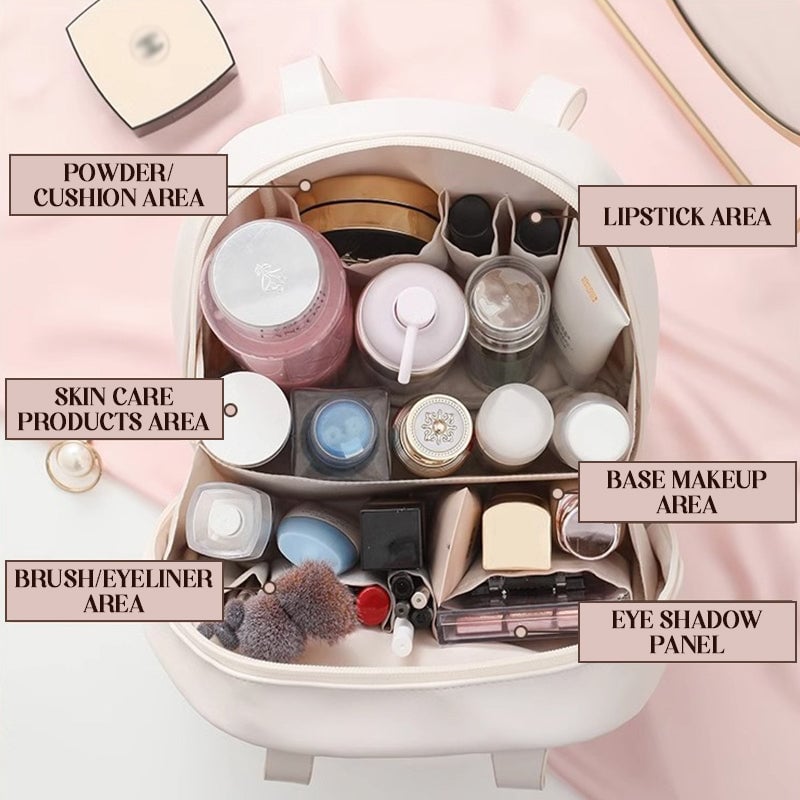 Waterproof Multi-Layer Travel Makeup Bag