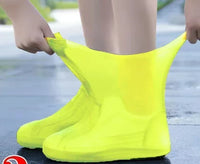 Waterproof & Non-Slip Reusable Silicone Shoe Covers for Outdoor Rain Protection