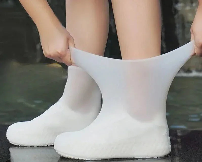 Waterproof & Non-Slip Reusable Silicone Shoe Covers for Outdoor Rain Protection