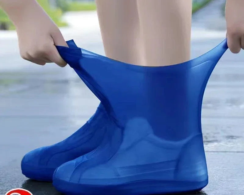 Waterproof & Non-Slip Reusable Silicone Shoe Covers for Outdoor Rain Protection