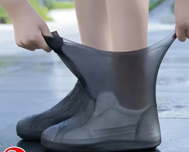 Waterproof & Non-Slip Reusable Silicone Shoe Covers for Outdoor Rain Protection