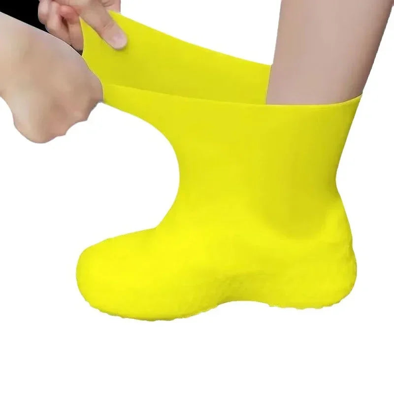 Waterproof & Non-Slip Reusable Silicone Shoe Covers for Outdoor Rain Protection