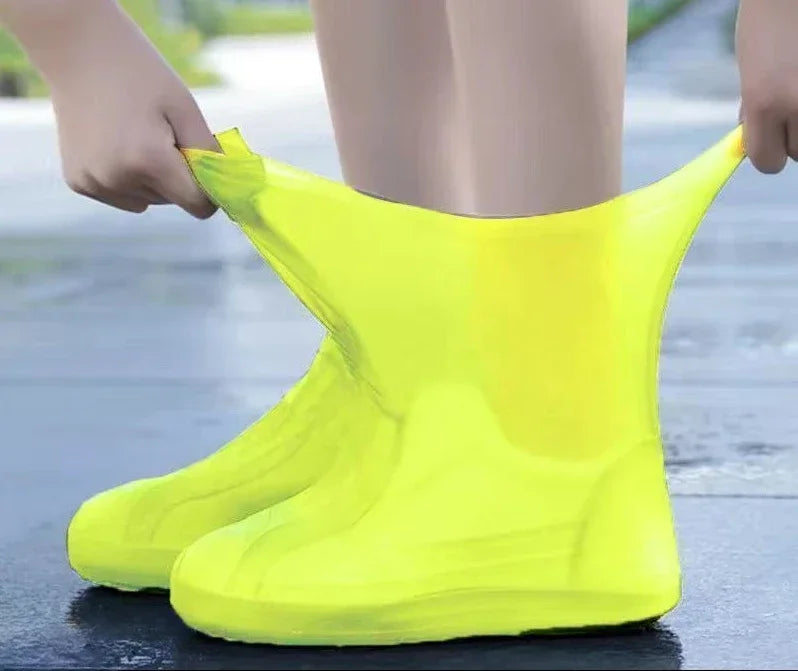 Waterproof & Non-Slip Reusable Silicone Shoe Covers for Outdoor Rain Protection