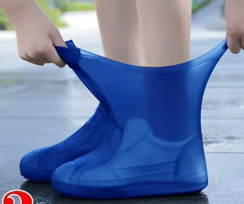 Waterproof & Non-Slip Reusable Silicone Shoe Covers for Outdoor Rain Protection