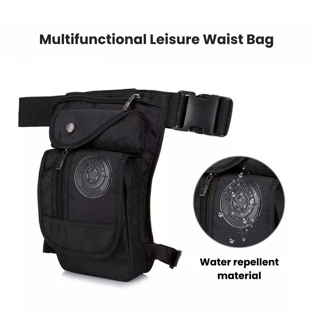 Waterproof Outdoor Leg Bag – Motorcycle Thigh & Hip Pouch for Travel & Adventure