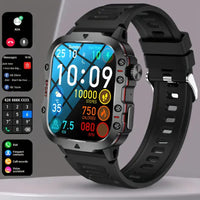 Waterproof Outdoor Smartwatch and Fitness Tracker with Full Health Monitoring