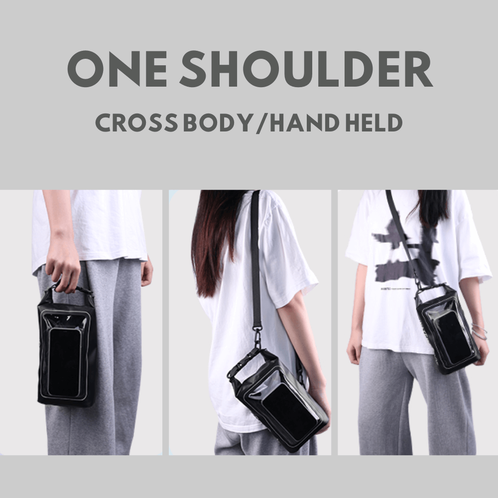 Waterproof Phone Pouch with Clear Window for Outdoors