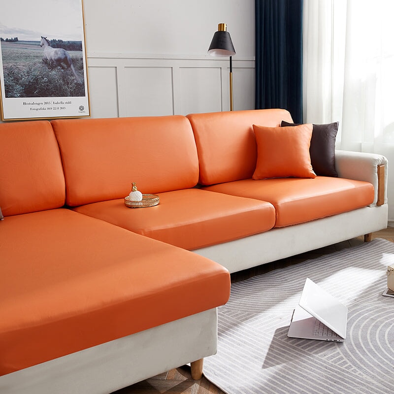Waterproof Sectional Sofa Cover - Leather Protection