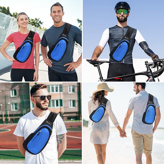 Waterproof Sling Shoulder Bag for Travel, Hiking & Daily Adventures