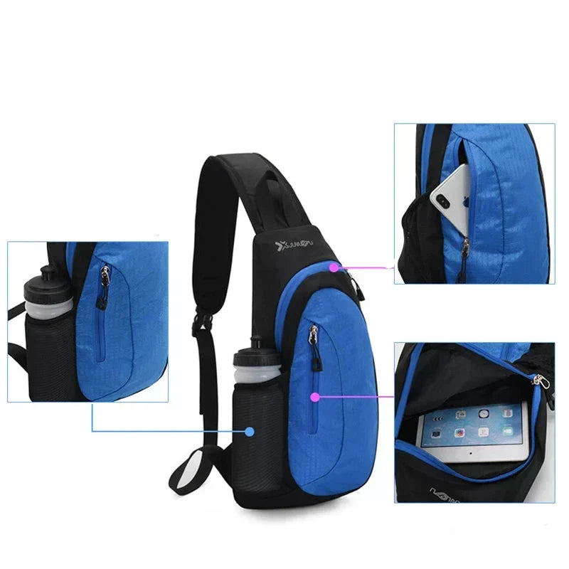 Waterproof Sling Shoulder Bag for Travel, Hiking & Daily Adventures