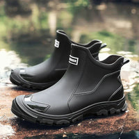 Waterproof Slip-On Outdoor Chelsea Rain Ankle Boots