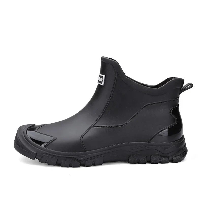 Waterproof Slip-On Outdoor Chelsea Rain Ankle Boots