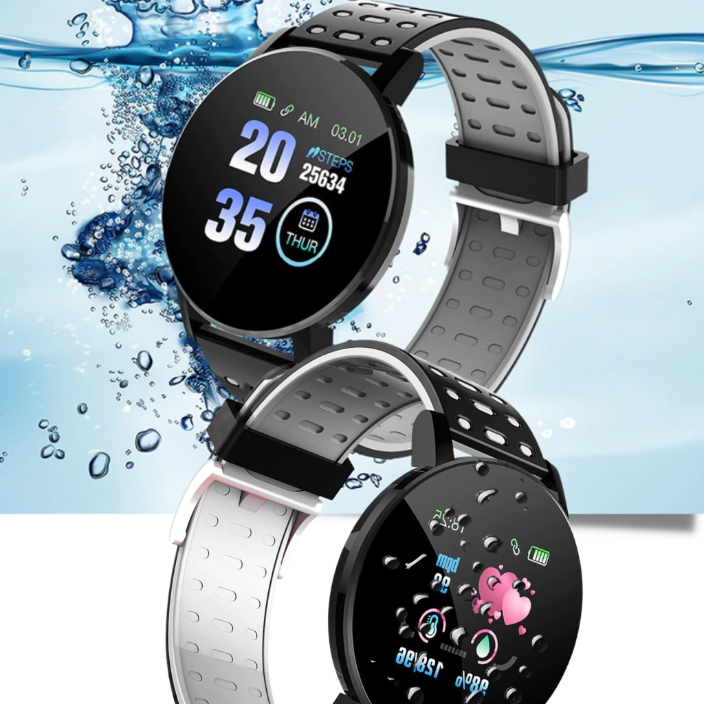 Waterproof Smartwatch with Fitness and Sleep Tracking for Daily Use