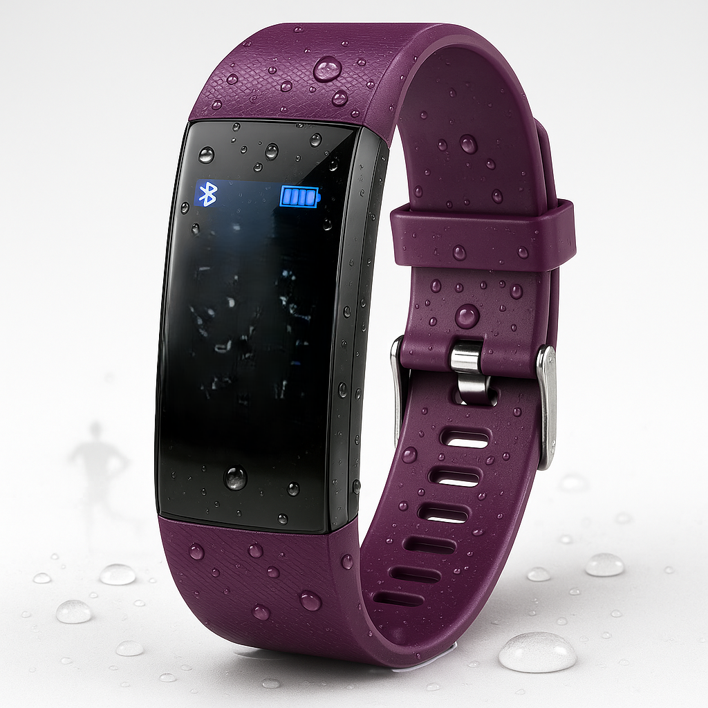 Waterproof Smartwatch with Heart Rate Monitor and Bluetooth for Active Lifestyle and Fitness Tracking