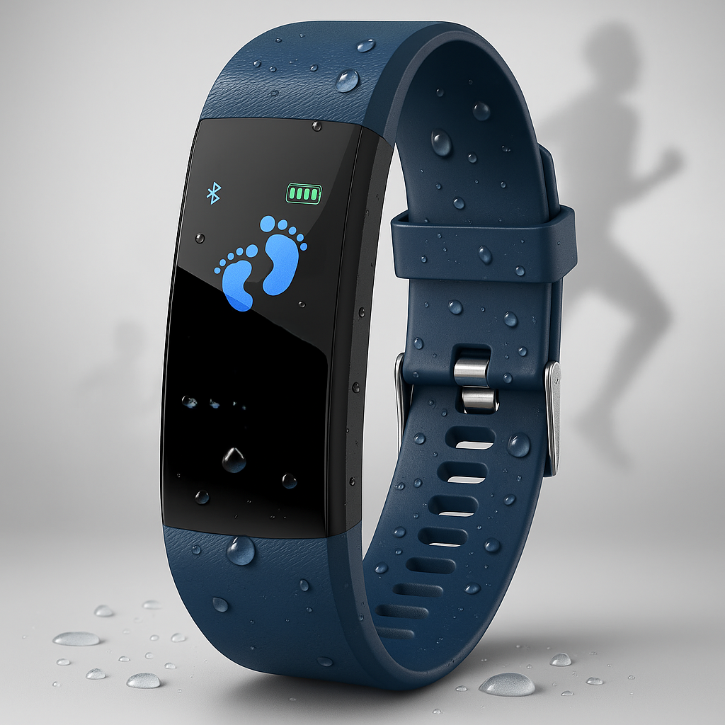 Waterproof Smartwatch with Heart Rate Monitor and Bluetooth for Active Lifestyle and Fitness Tracking