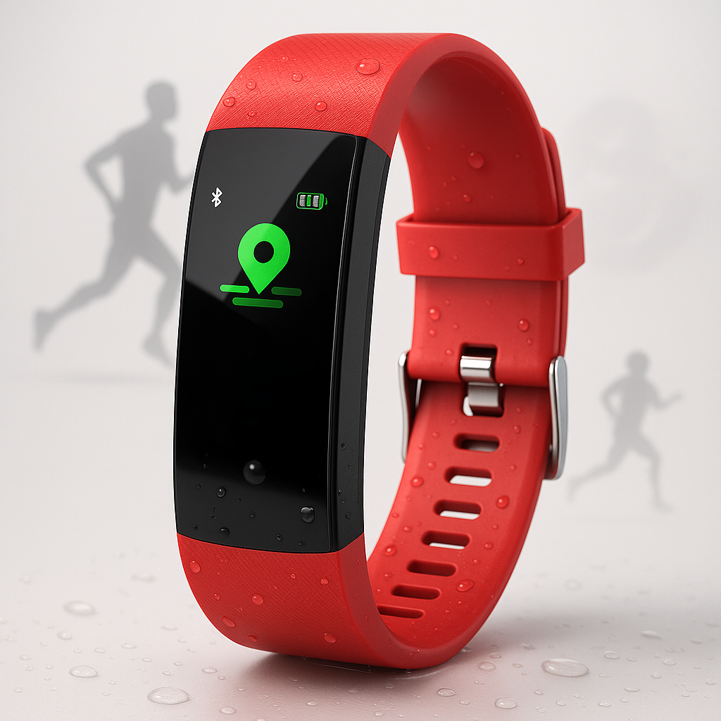 Waterproof Smartwatch with Heart Rate Monitor and Bluetooth for Active Lifestyle and Fitness Tracking