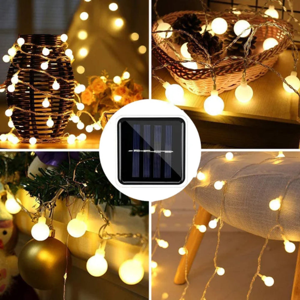 Waterproof Solar LED Garden Lights – Outdoor Patio and Yard Lighting, 10m with Automatic Sensor