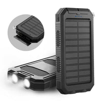 Waterproof Solar Power Bank with Dual USB Ports