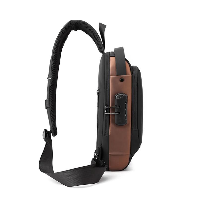 Waterproof Travel Shoulder Bag with USB Port