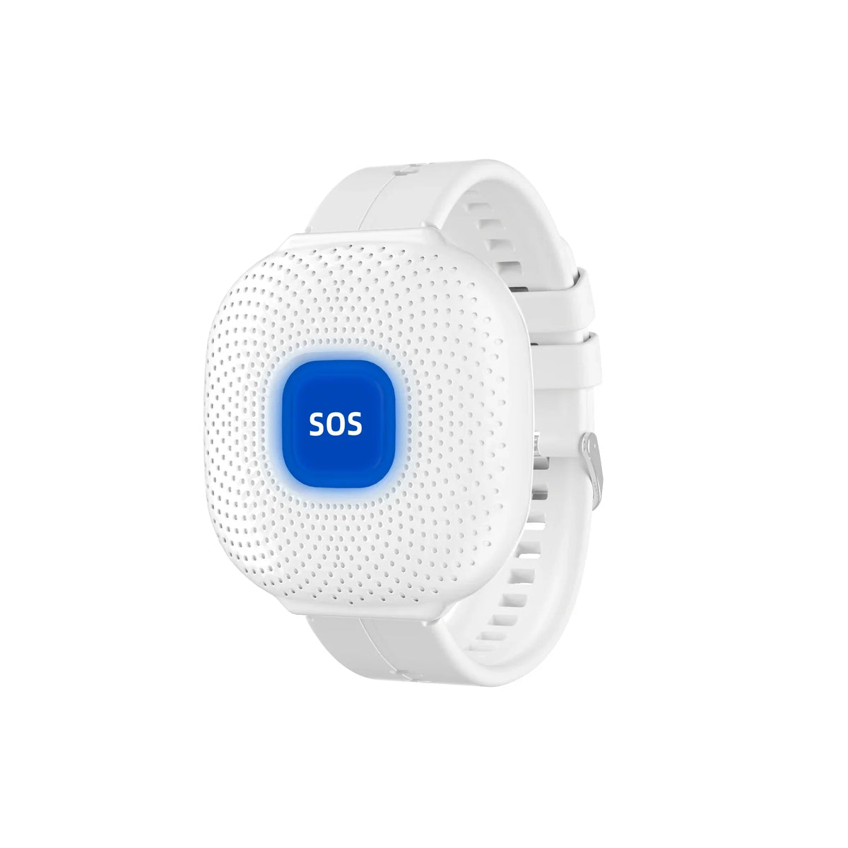 Waterproof WiFi SOS Emergency Watch with App Push Alerts - USB Rechargeable - Black & White