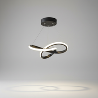 Wave-Shaped Pendant Light