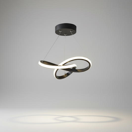 Wave-Shaped Pendant Light