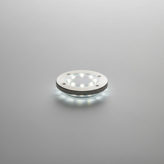 Weatherproof Stainless Steel Look Outdoor Light