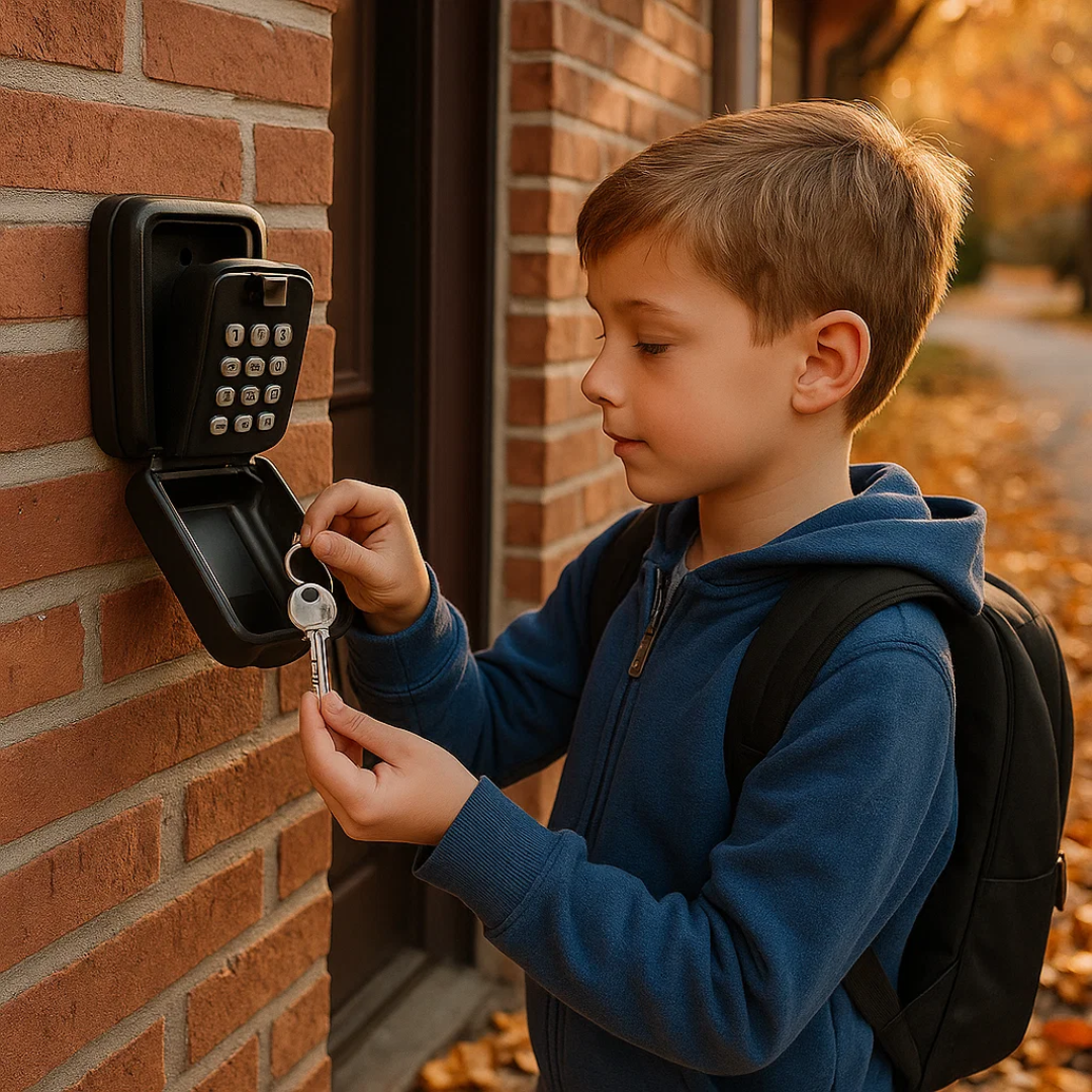 Weatherproof Wall-Mounted Outdoor Key Lock Box