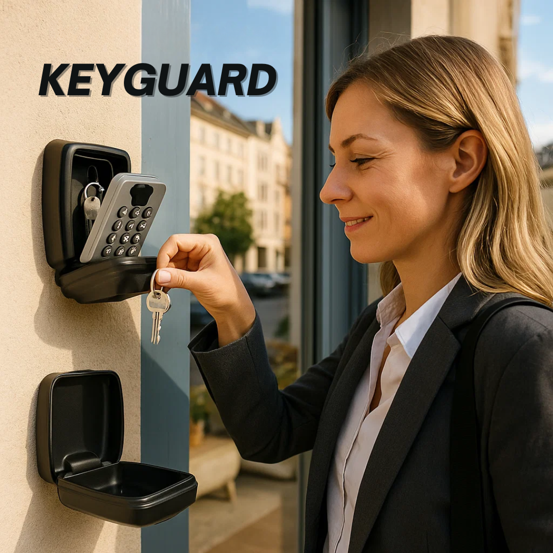 Weatherproof Wall-Mounted Outdoor Key Lock Box