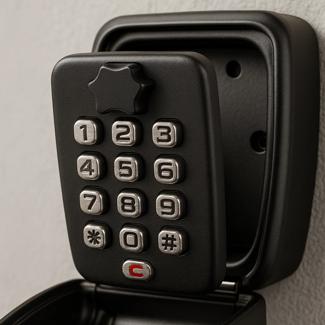 Weatherproof Wall-Mounted Outdoor Key Lock Box