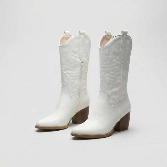 Western Block Heel Boots
