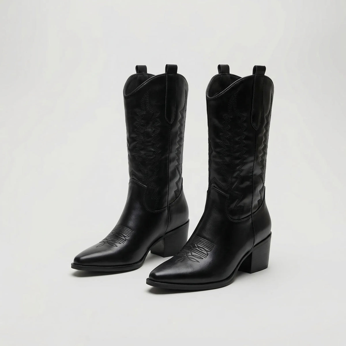Western Block Heel Boots