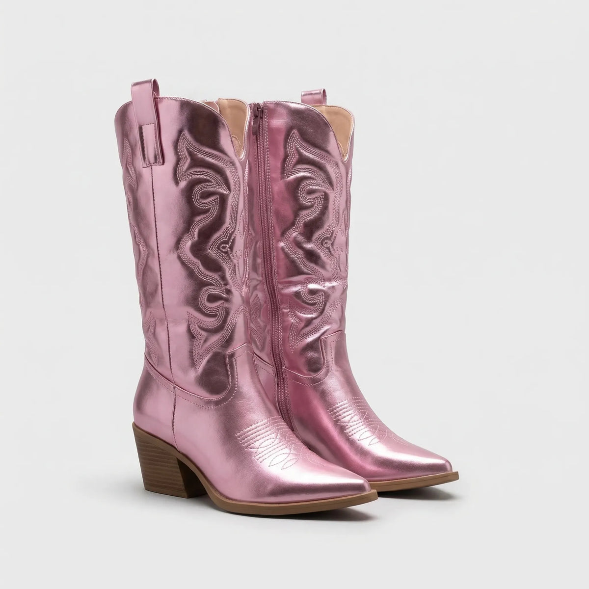 Western Block Heel Boots
