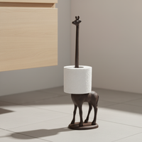 Whimsical Giraffe Bathroom Toilet Paper Holder