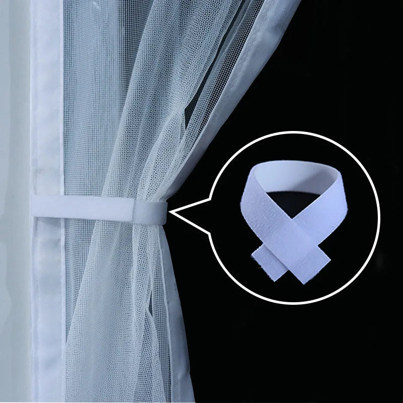 White Magnetic Screen Door for French Doors