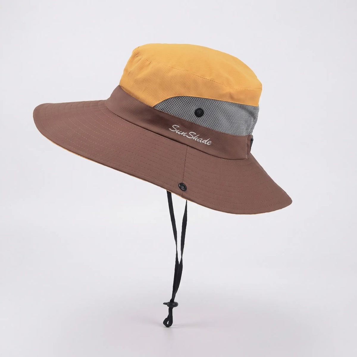 Wide-Brim Foldable Outdoor Sun Hat